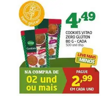 Cooper Cookies Vitao Zero Glúten oferta
