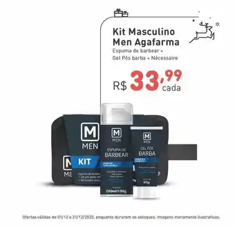 Kit masculino men agafarma