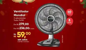 Cybelar Ventilador mondial oferta