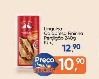 Imec Supermercados Linguiça calabresa fininha perdigão oferta