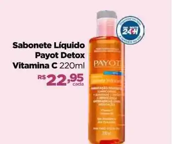Farmácias Nissei Sabonete líquido payot detox vitamina c oferta