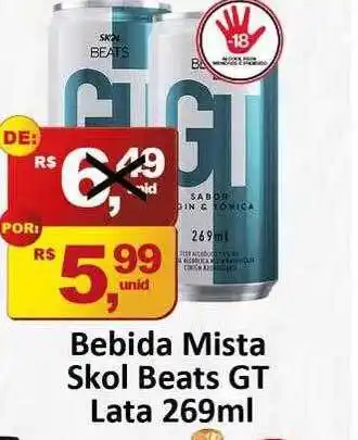 Rede Krill Bebida mista skol beats gt lata oferta