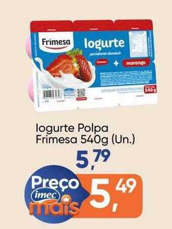 Imec Supermercados Iogurte polpa frimesa oferta