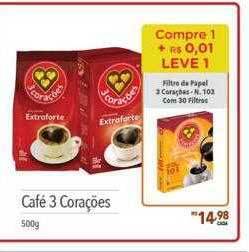 Supermercados Condor Café 3 corações oferta