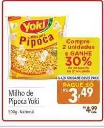 Supermercados Condor Milho de pipoca yoki oferta