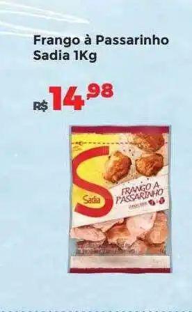 Villarreal Supermercados Frango à passarinho sadia oferta