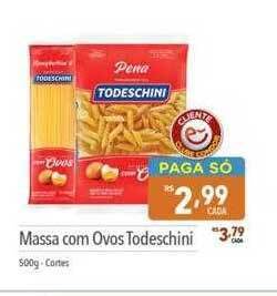 Supermercados Condor Massa com ovos todeschini oferta