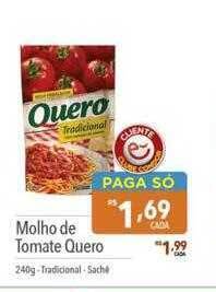 Supermercados Condor Molho de tomate quero oferta
