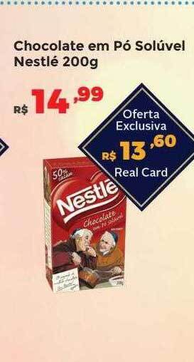 Chocolate em pó solúvel nestlé