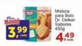 Rossi Supermercado Mistura Para Bolo Dr.Oetker sabores 450g oferta