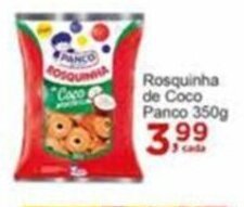 Rossi Supermercado Rosquinha de Coco Panco 350g oferta