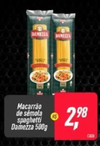 Frangolândia Macarrao de Semola Spaghetti Damezza 500g oferta