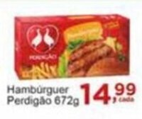 Rossi Supermercado Hamburguer Perdigao 672g oferta
