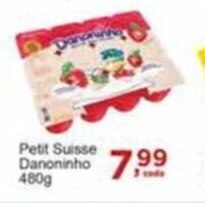 Rossi Supermercado Petit Suisse Danoninho 480g oferta