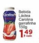 Rossi Supermercado Bebida Lactea Carolina garrafinha 150g oferta