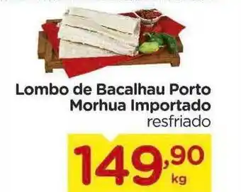 Carrefour Lombo de bacalhau porto morhua importado oferta