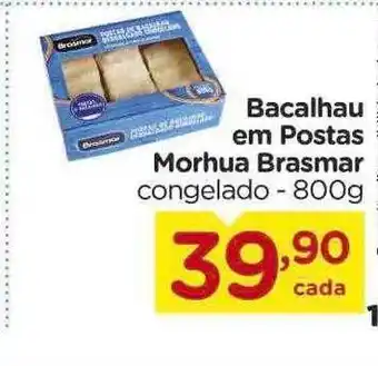 Carrefour Bacalhau em postas morhua brasmar oferta