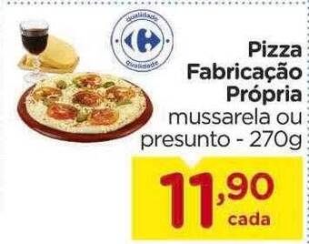 Carrefour Pizza fabricação própria oferta
