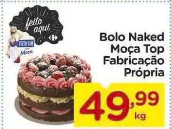 Carrefour Bolo naked moça top fabricação própria oferta