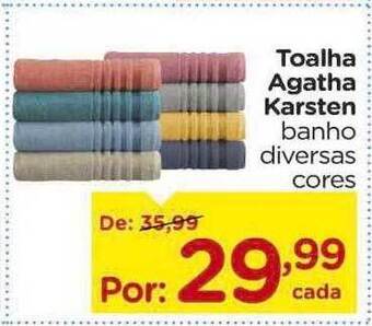 Carrefour Toalha agatha karsten oferta