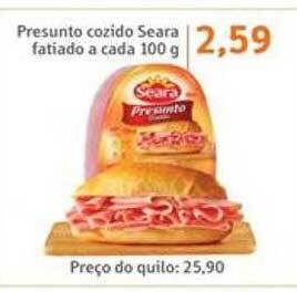 Sonda Presunto cozido seara fatiado a cada oferta