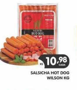 Supermercados Real Salsicha hot dog wilson kg oferta