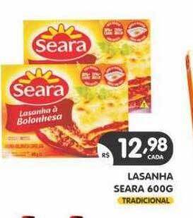 Supermercados Real Lasanha seara oferta