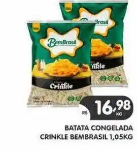 Supermercados Real Batata congelada crinkle bembrasil oferta