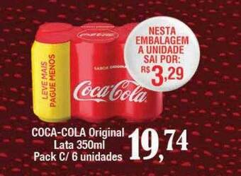 Supermercados Unidos Coca-cola original oferta