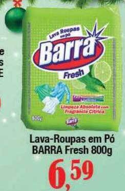 Supermercados Unidos Lava-roupas em pó barra fresh oferta