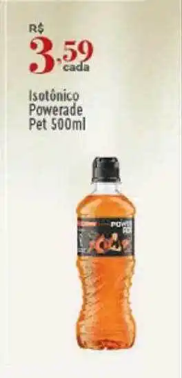 Isotônico powerade pet