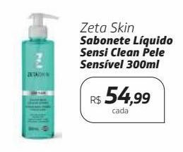 Drogal Sabonete líquido zeta skin 300ml oferta