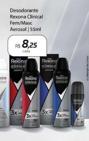 Drogal Desodorante rexona clinical 55ml oferta