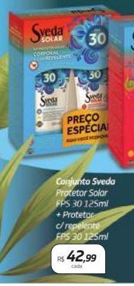 Protetor solar conjunto sveda 125ml