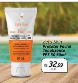Drogal Protetor facial zeta skin 60ml oferta