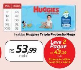 Drogal Fraldas huggies oferta