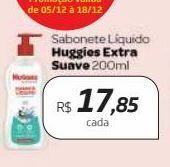 Drogal Sabonete líquido huggies extra suave 200ml oferta