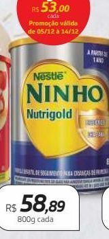 Drogal Leite infantil ninho 800g oferta