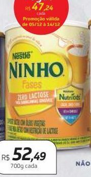 Drogal Leite infantil ninho 700g oferta
