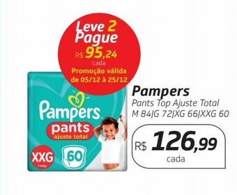 Drogal Pampers pants top ajuste total m 84|g 72|xg 66|xxg 60 oferta