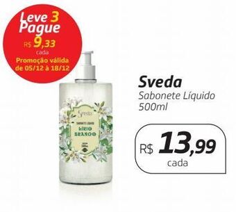 Drogal Sveda sabonete líquido 500ml oferta