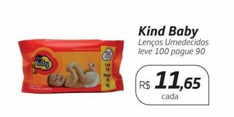 Kind baby lenços umedecidos leve 100 pague 90