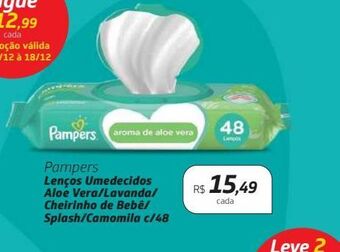 Drogal Lenços umedecidos pampers 48un oferta