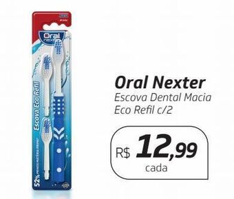 Drogal Oral nexter escova dental macia eco refil c/2 oferta