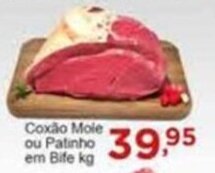 Rossi Supermercado Coxao Mole ou Patinho em Bife 1kg oferta