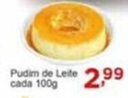 Rossi Supermercado Pudim de Leite cada 100g oferta
