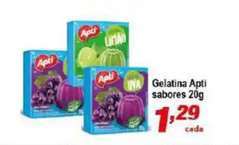 Gelatina Apti sabores 20g