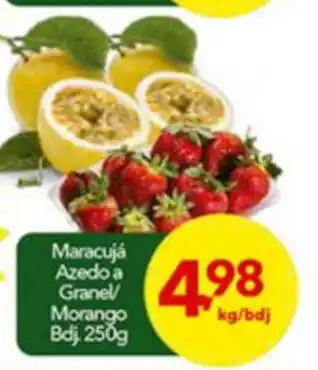Lopes Supermercados Maracuja Azedo a granel/ Morango Bdj. 250g oferta
