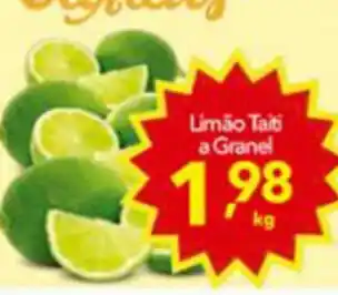 Lopes Supermercados Limao Taiti a granel 1kg oferta