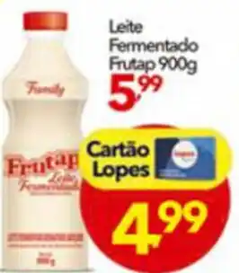 Lopes Supermercados Leite Fermentado Frutap 900g oferta